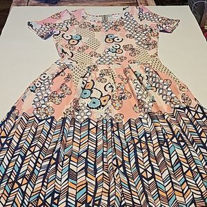 Lularoe amelia style dress size XL